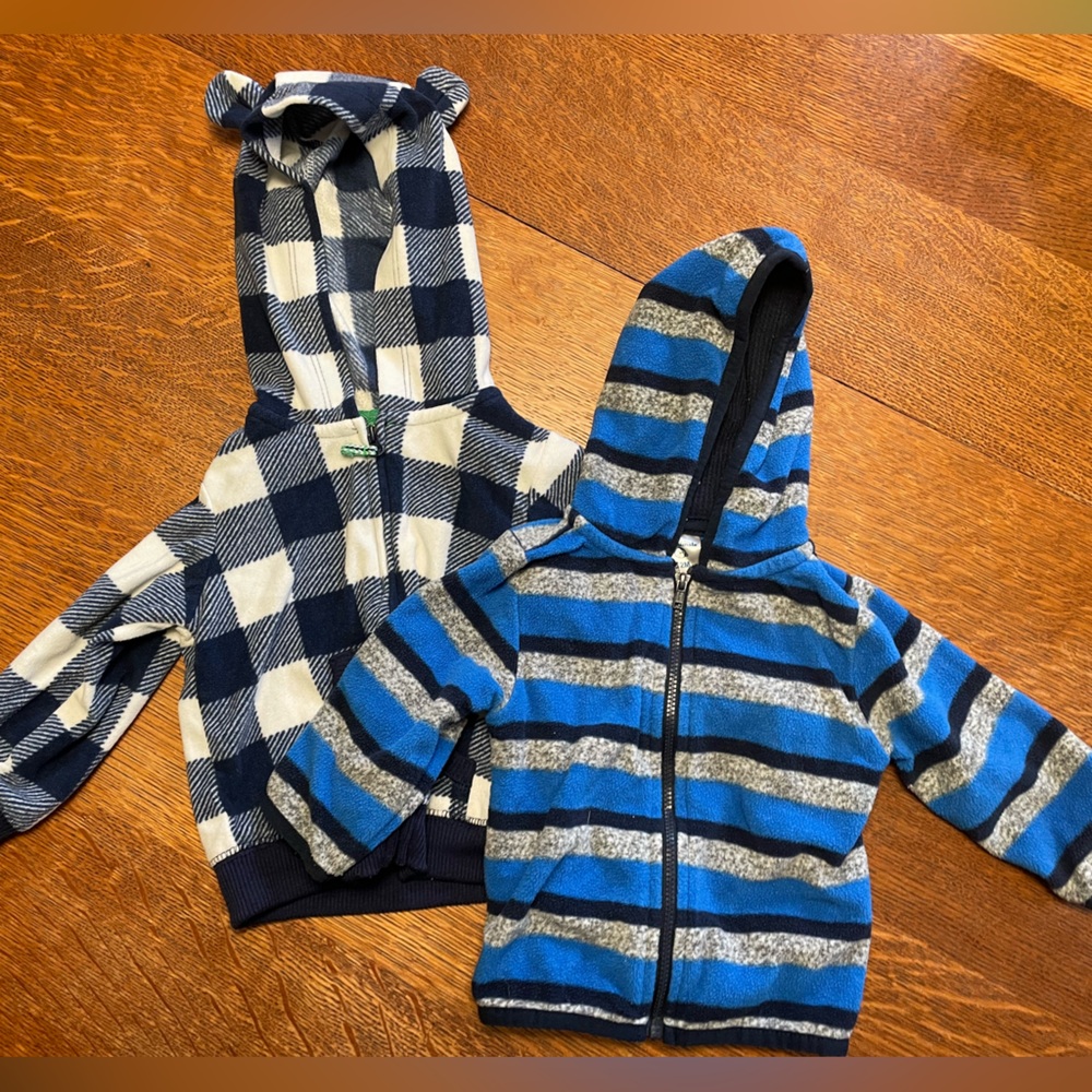 Garanimals and Carter’s 12-Month Fleece Hoodies
